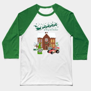 Merry Christmas Gnomes Baseball T-Shirt